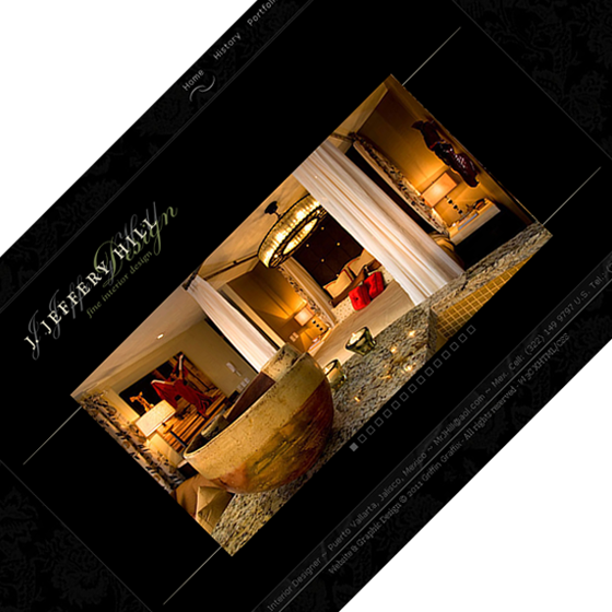 J Jeffery Hill Design website created by Griffin Graffix